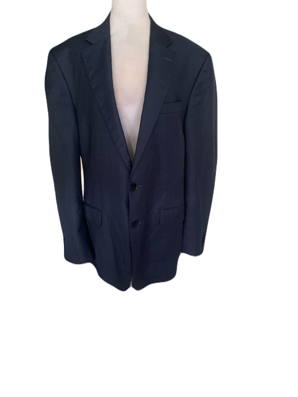 Peter Millar Men’s 44T BlueTwo-Button 100% Wool Classic Sport Coat Blazer Jacket